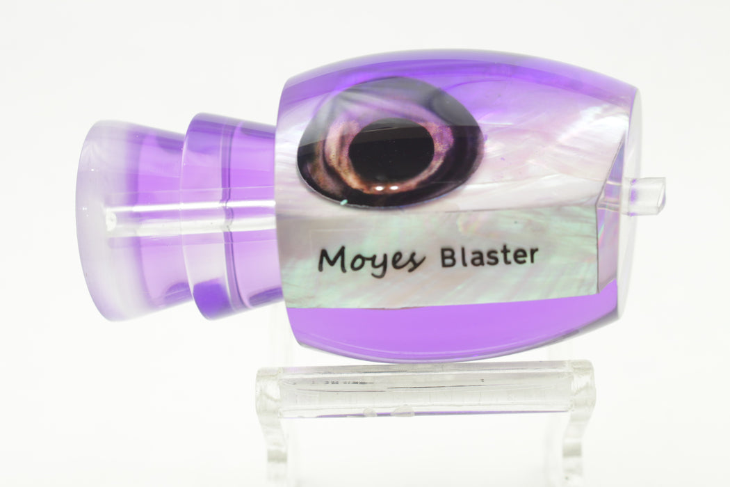 Moyes Lures White MOP Purple Back Blaster 12" 4oz