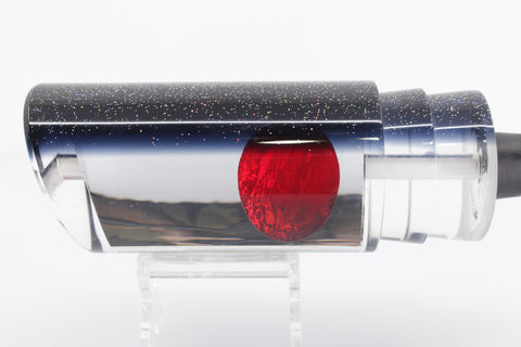 TANTRUM Lures Mirrored Black Glitter Back Red Eyes XL Tube 14" 10.4oz