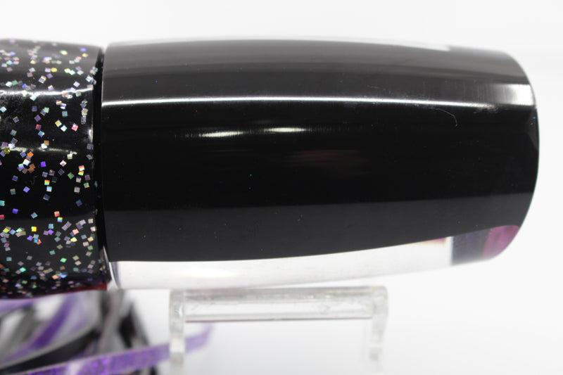 Bonze Lures Purple Rainbow Scale Black Back Black Eyes Outrageous 16" 18oz