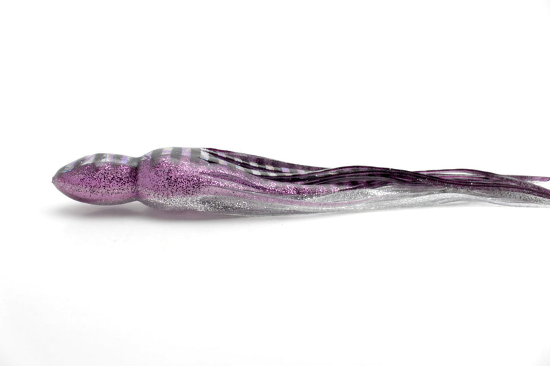 #63 BOM Replacement Skirt - Purple Aurora Black Stripe-Silver Glitter