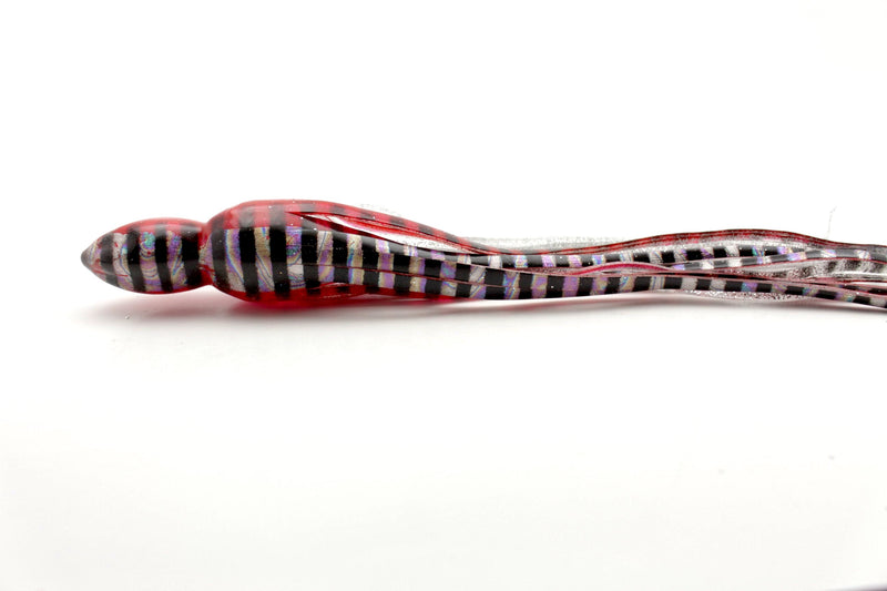 #231 BOM Replacement Skirt - Red Aurora Black Stripes-Silver Glitter
