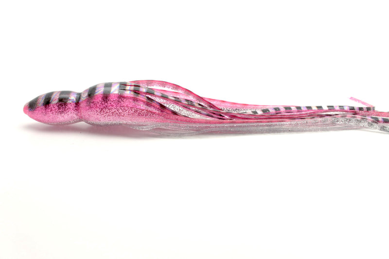 #230 BOM Replacement Skirt - Pink Aurora Black Stripes-Silver Glitter