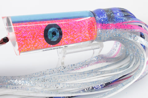 Pulsator Lures Pink-Blue Dragon Skin Double Lead Tube 14" 10oz Skirted
