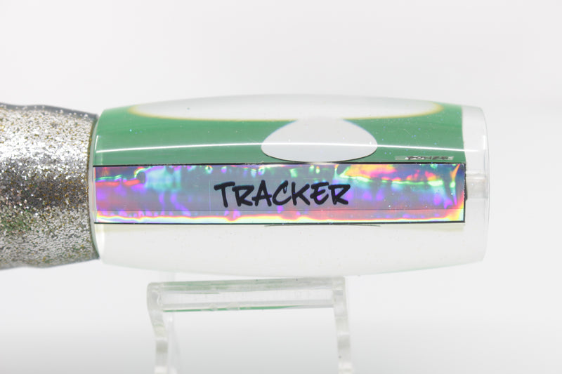 Bonze Lures Green Rainbow Scale Mirrored Eyes Tracker 12" 10oz