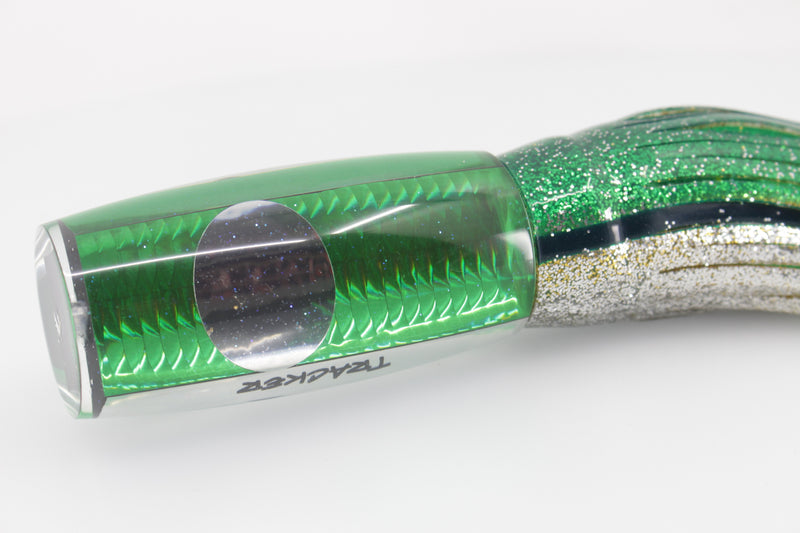 Bonze Lures Green Rainbow Scale Mirrored Eyes Tracker 12" 10oz