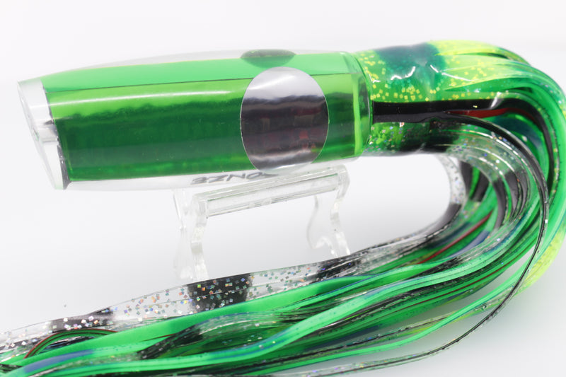 Bonze Lures Green Chrome Mirrored Eyes Sea Creature 12" 7.5oz