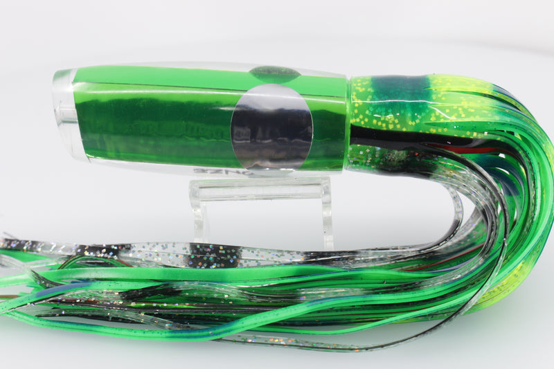 Bonze Lures Green Chrome Mirrored Eyes Sea Creature 12" 7.5oz