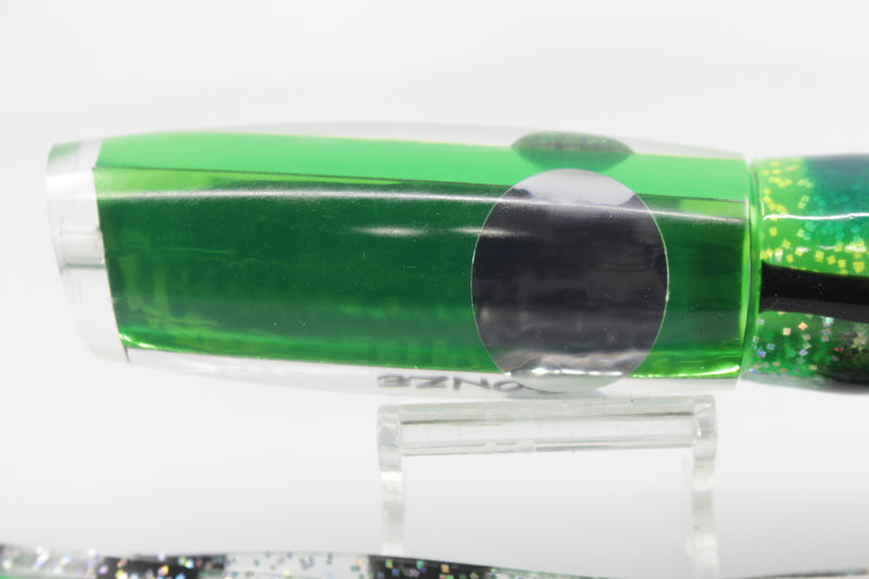 Bonze Lures Green Chrome Mirrored Eyes Sea Creature 12" 7.5oz