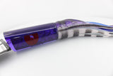 Pulsator Lures Purple Abalone Purple Back Double Lead Tube 16" 19oz Skirted