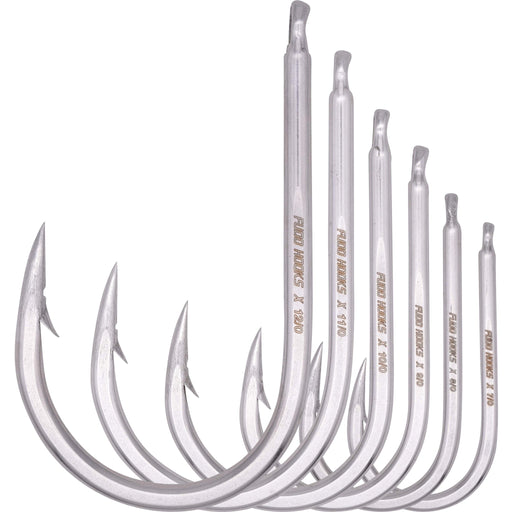 big fishing hooks for sale OUFEIJIA Fish 50 Pack Eye Hook Circle Offset Fishhooks Barbed Saltwater High Carbon Steel Fish Hooks River Fishing, 12 : Sports & Outdoors 66 4X treble is mean Big Game Stainless Steel Hooks