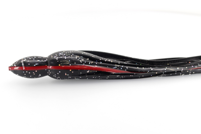 #M18R BOM Replacement Skirt - Black Holographic Glitter Red Line
