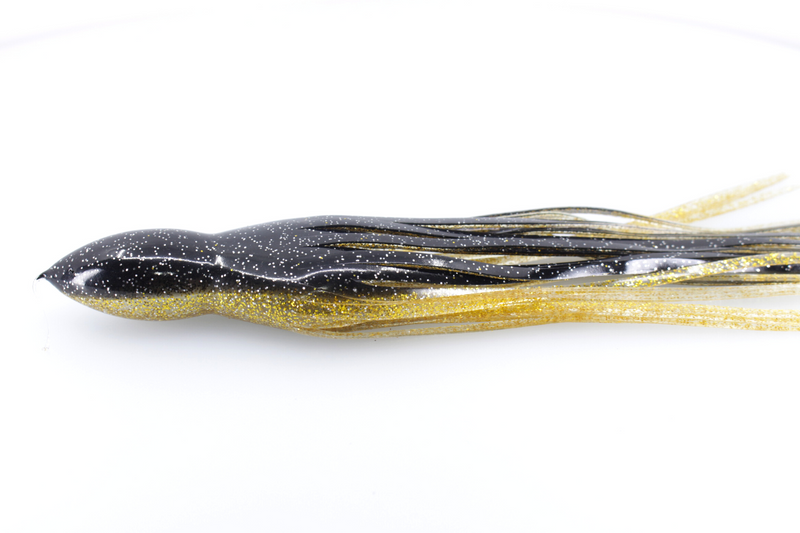 #8 TANTRUM Octopus Skirt - Black-Gold Lateral Line