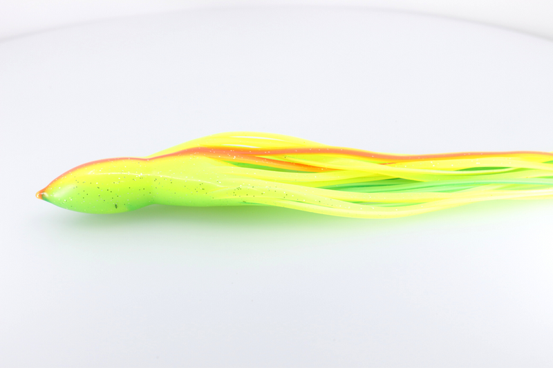#12 TANTRUM Octopus Skirt - Green-Chartreuse Pink Lateral Line