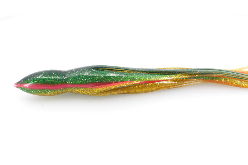 #15 TANTRUM Octopus Skirt - Green-Gold Pink Lateral Line