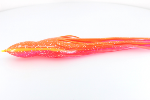 #23 TANTRUM Octopus Skirt - Pink-Orange Holo Glitter Yellow Lateral Line