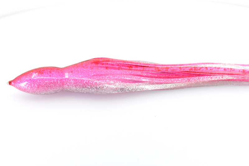 #24 TANTRUM Octopus Skirt - Pink-Silver Red Splatter Red Lateral Line