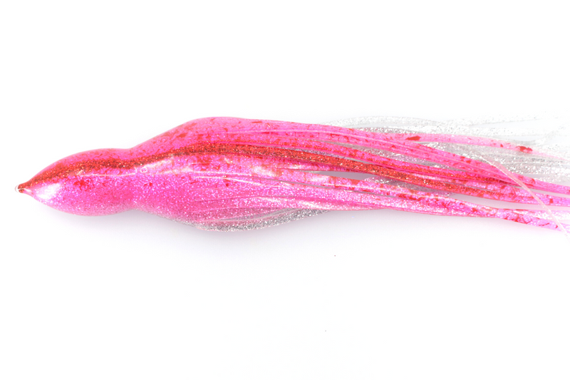 #24 TANTRUM Octopus Skirt - Pink-Silver Red Splatter Red Lateral Line