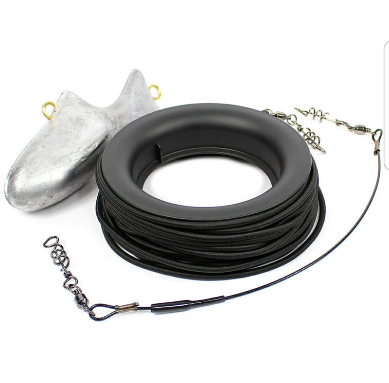 Fish Razr Dredge Pulling Kit in Mesh Bag with 4lb Fish Weight